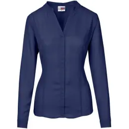 Ladies Long Sleeve Ava Navy